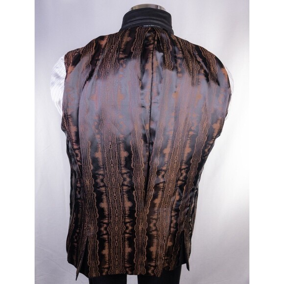 Coppley Faux Leather Black GRANDY Sport Coat Jacket Blazer Sz 46R Two Button EUC - Picture 12 of 13